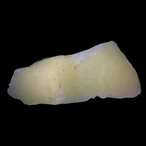 Jadeite Art Glass Cullet Glowing Manganese Slag Glass #4GL158